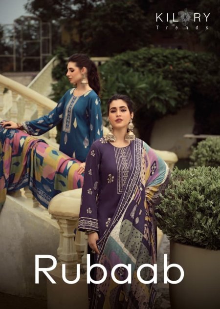 Rubaab By Kilory Viscose Pashmina Dress Materials